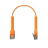 Broadbe schlankes Patchkabel 5G orange 0.1m 12er-Pack