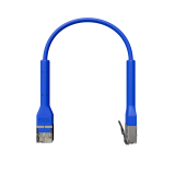 Broadbe schlankes Patchkabel 10G blau 0.1m 12er-Pack