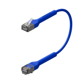 Broadbe schlankes Patchkabel 10G blau 0.1m 12er-Pack