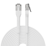 Broadbe schlankes Patchkabel 10G weiß 5m