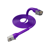 Broadbe schlankes Patchkabel 10G violett 0.3m