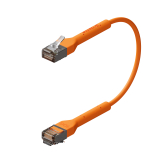 Broadbe schlankes Patchkabel 10G orange 0.1m 12er-Pack