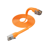 Broadbe schlankes Patchkabel 10G orange 0.3m 12er-Pack