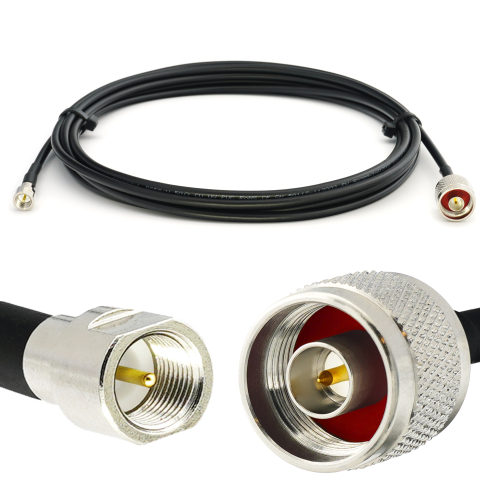 FME Stecker auf N Stecker RG58/U 1m Koaxialkabel