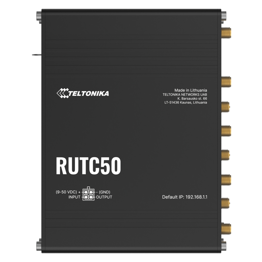 Teltonika RUTC50 5G & Wi-Fi 6 Router