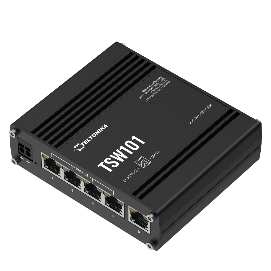 Teltonika TSW101 Automotiver PoE+ Switch