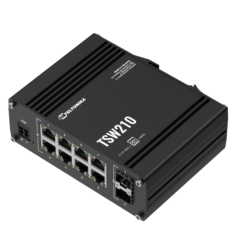 Teltonika TSW210 Industrie Ethernet Switch