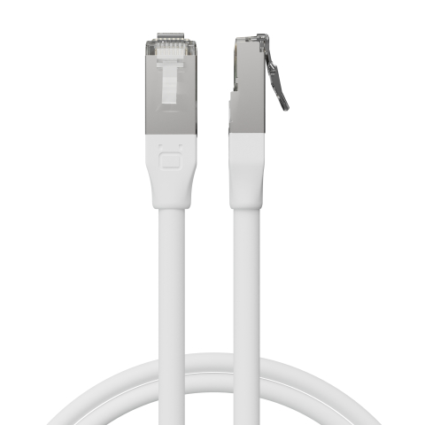 Broadbe Outdoor 10G Ethernet-Patchkabel, Weiß, 1 m