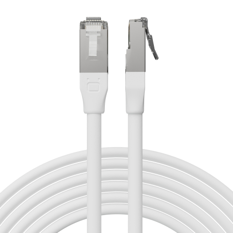 Broadbe Outdoor 10G Ethernet-Patchkabel, Weiß, 3m