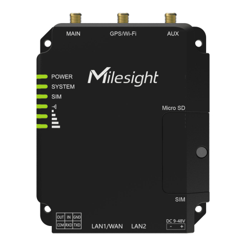 Milesight UR32 Pro Industrieller 4G LTE PoE-Router