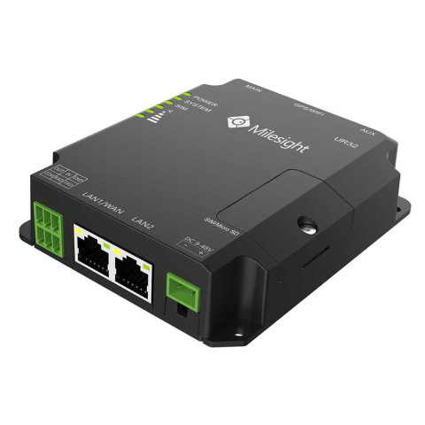 Milesight UR32 Pro Industrieller 4G LTE PoE-Router