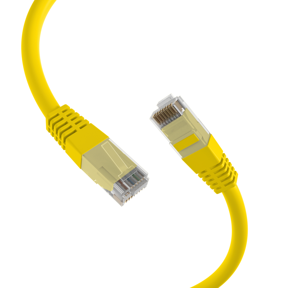 Patchkabel Cat5e 0.5m gelb