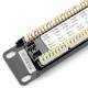 Patch Panel Cat.5e UTP 24-Port RJ-45 19" 1U
